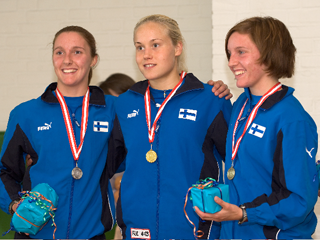 De finske piger vandt NM 2009